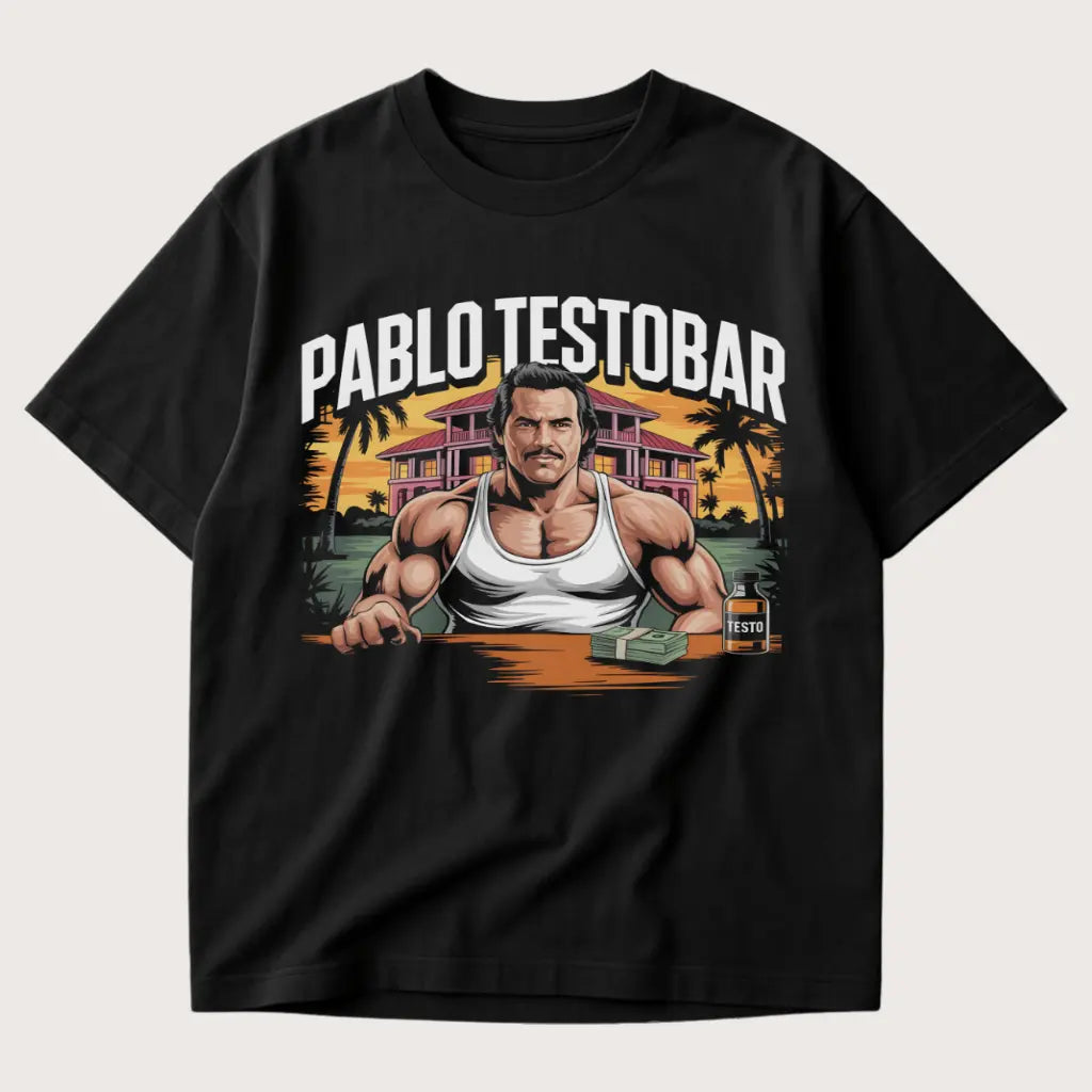 Pablo Testobar Oversized T-Shirt Black – Steel Spirit