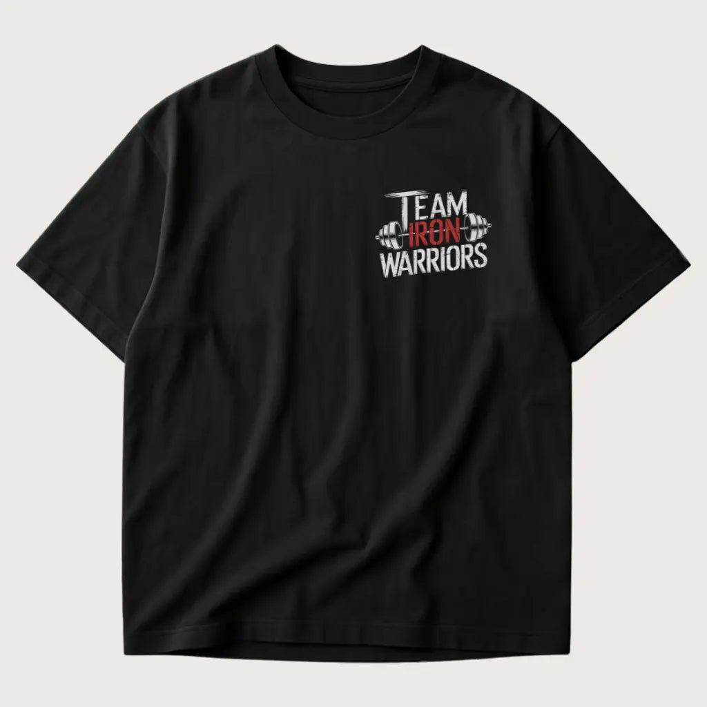 Team Iron Warriors Oversized T-Shirt Black – Steel Spirit