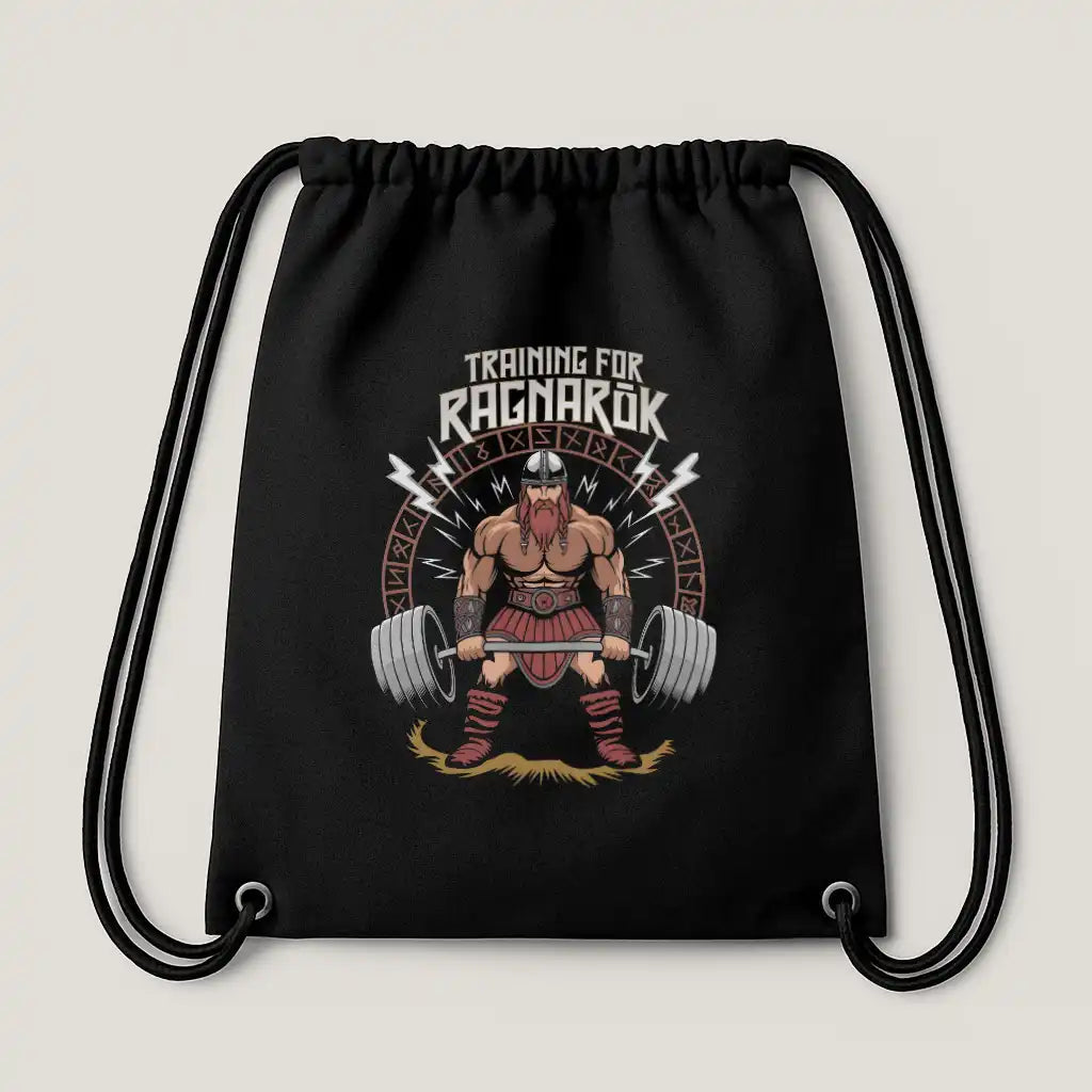 Training For Ragnarök Gym Bag Black – Steel Spirit