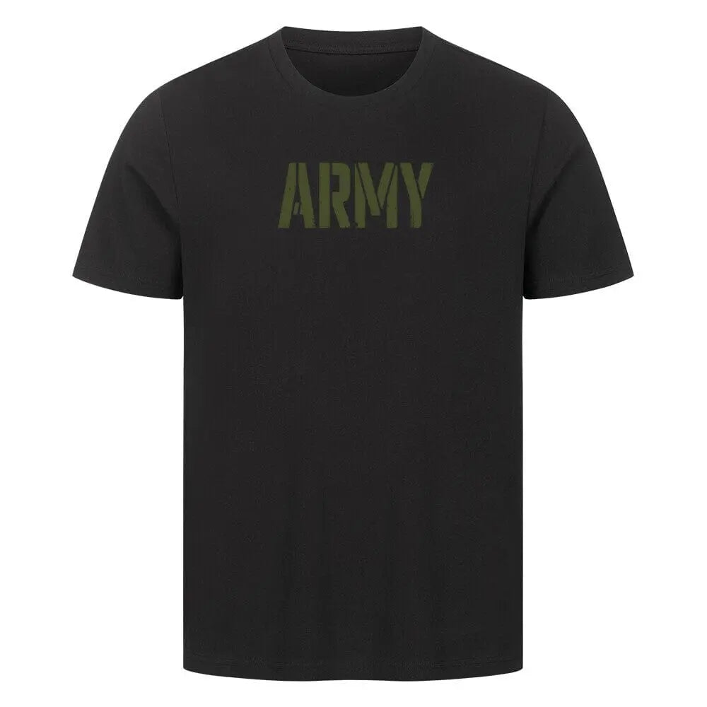 Army T-Shirt Black - Steel Spirit