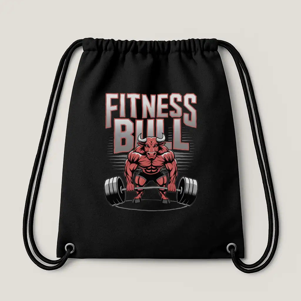 Fitness Bull Gym Bag Black – Steel Spirit