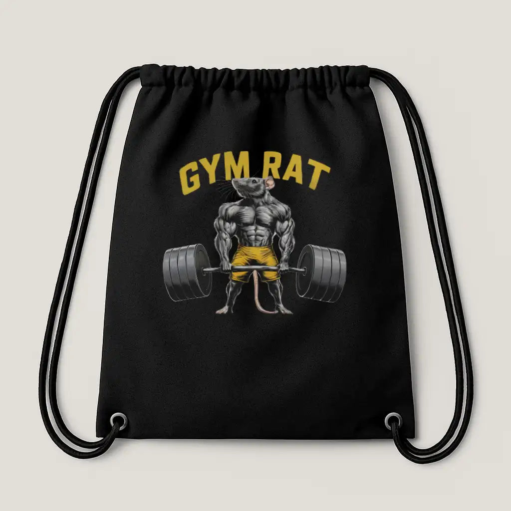 Gym Rat Gym Bag Black – Steel Spirit