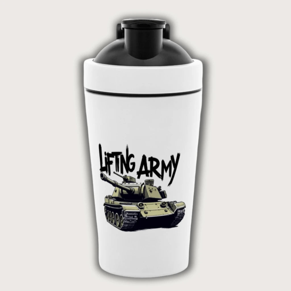 Lifting Army Stainless Steel Shaker – Steel Spirit