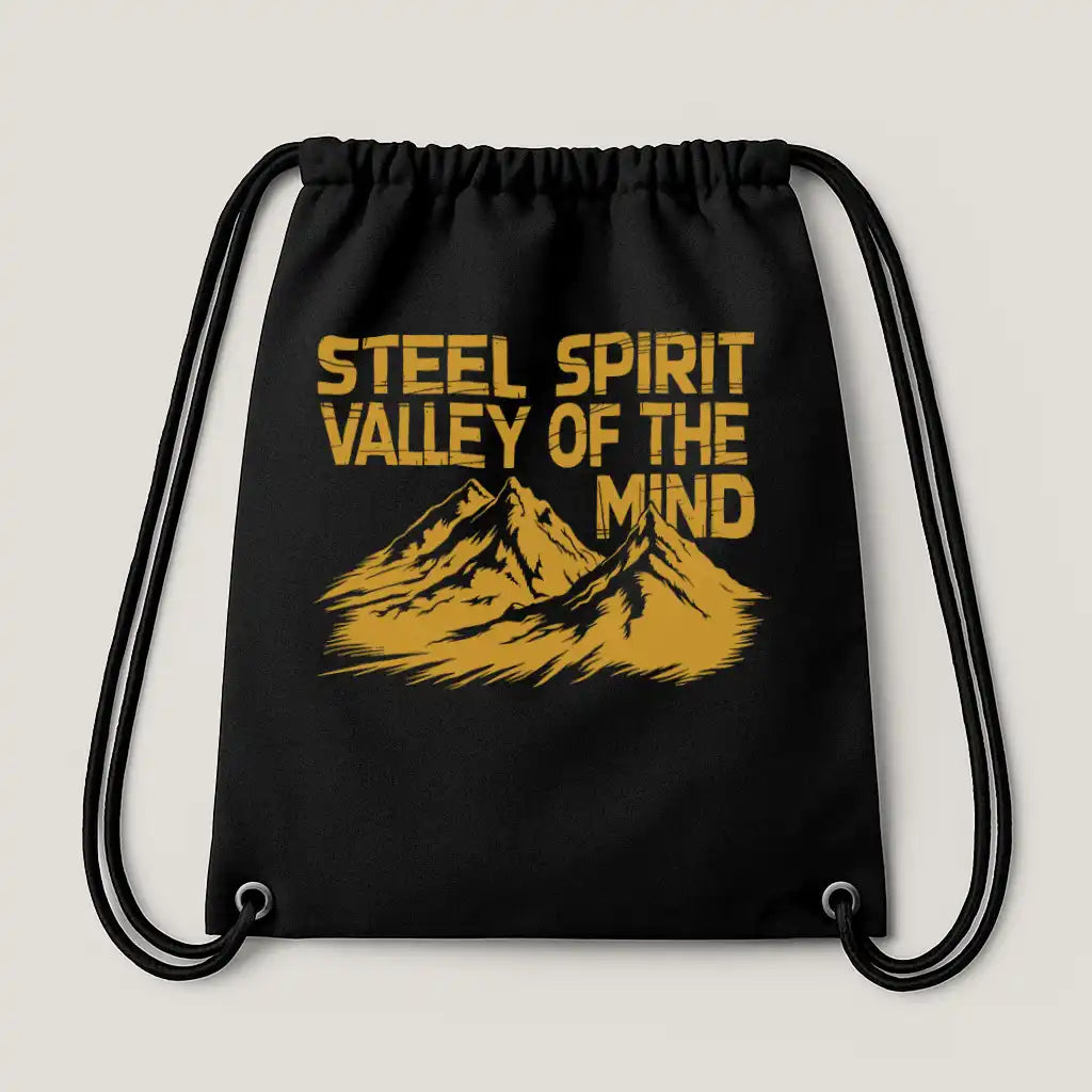 Steel Spirit Valley Of The Mind Gym Bag Black – Steel Spirit
