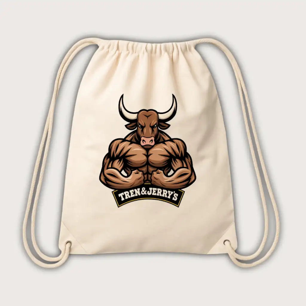Tren&Jerry’s Gym Bag Natural – Steel Spirit