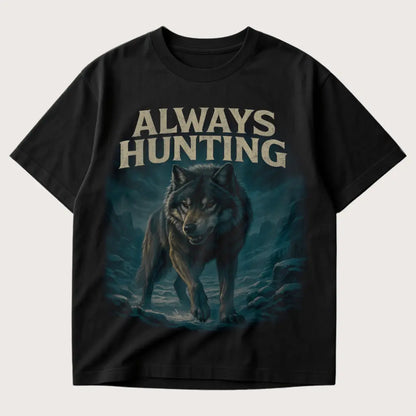 Always Hunting Oversized Vintage T-Shirt Back - Steel Spirit 