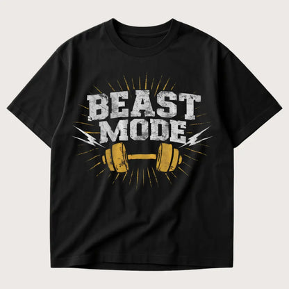 Beastmode Oversized T-Shirt Black – Steel Spirit