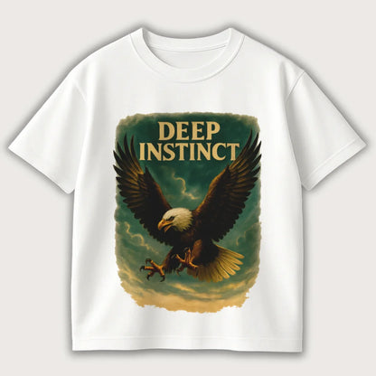 Deep Instinct Oversized Vintage T-Shirt White - Steel Spirit 