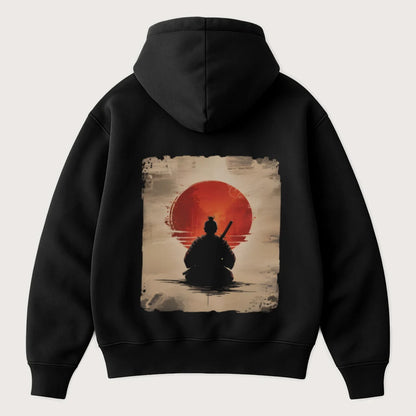 Discipline Over Chaos (Backprint) Oversized Hoodie Black - Steel Spirit 