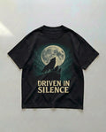 Driven in Silence Oversized Vintage T-Shirt Black - Steel Spirit 
