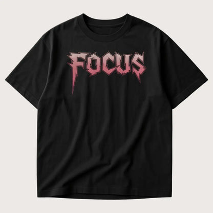 Focus Oversized T-Shirt Black – Steel Spirit
