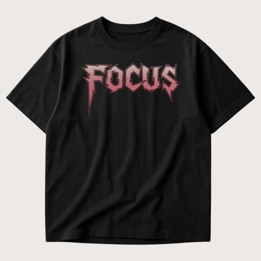 Focus Oversized T-Shirt Black – Steel Spirit