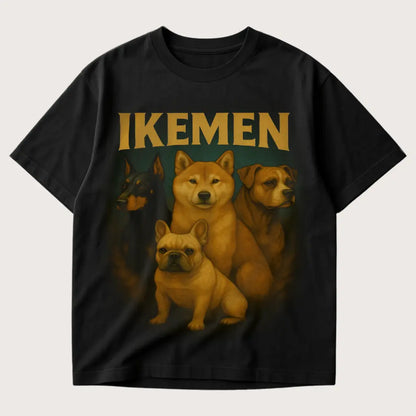 Ikemen Oversized T-Shirt Black - Steel Spirit