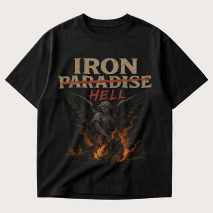 Iron Hell Oversized T-Shirt Black - Steel Spirit 
