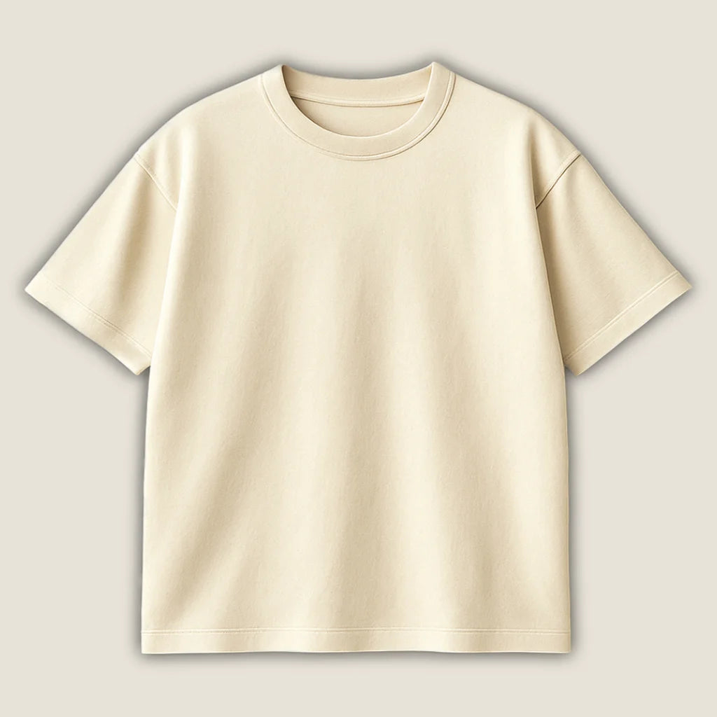 Natural Raw Oversized T-Shirt - Steel Spirit