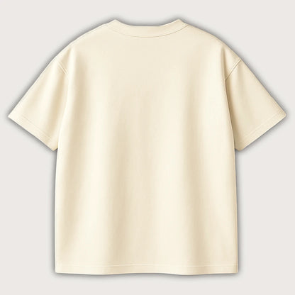 Oversized T-Shirt Back Natural Raw - Steel Spirit
