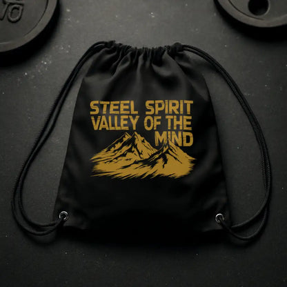 Steel Spirit - Valley Of The Mind Gym Bag Gym Floor - Steel Spirit