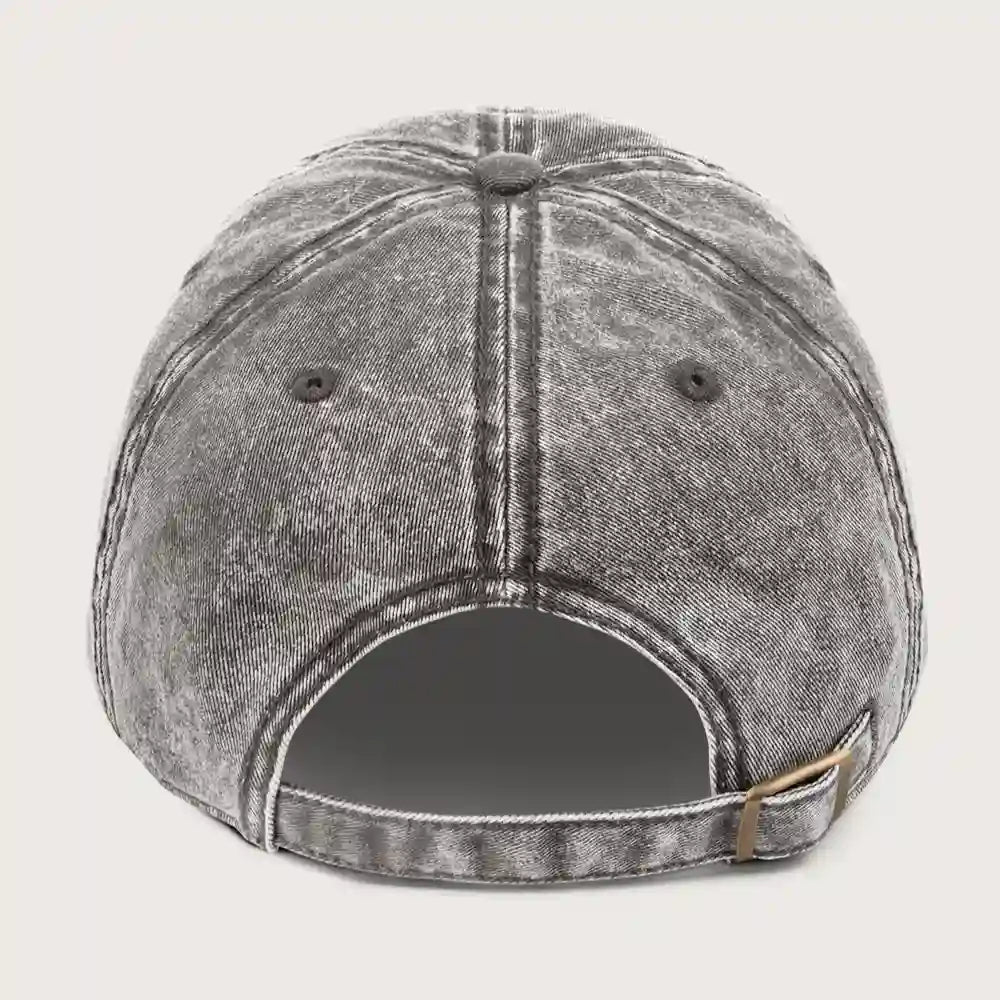 Steel Spirit Embroidered Cap Back – Vintage Black Cord