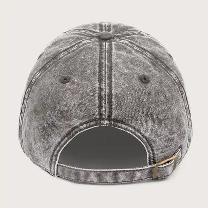 Steel Spirit Embroidered Cap Back – Vintage Black Cord