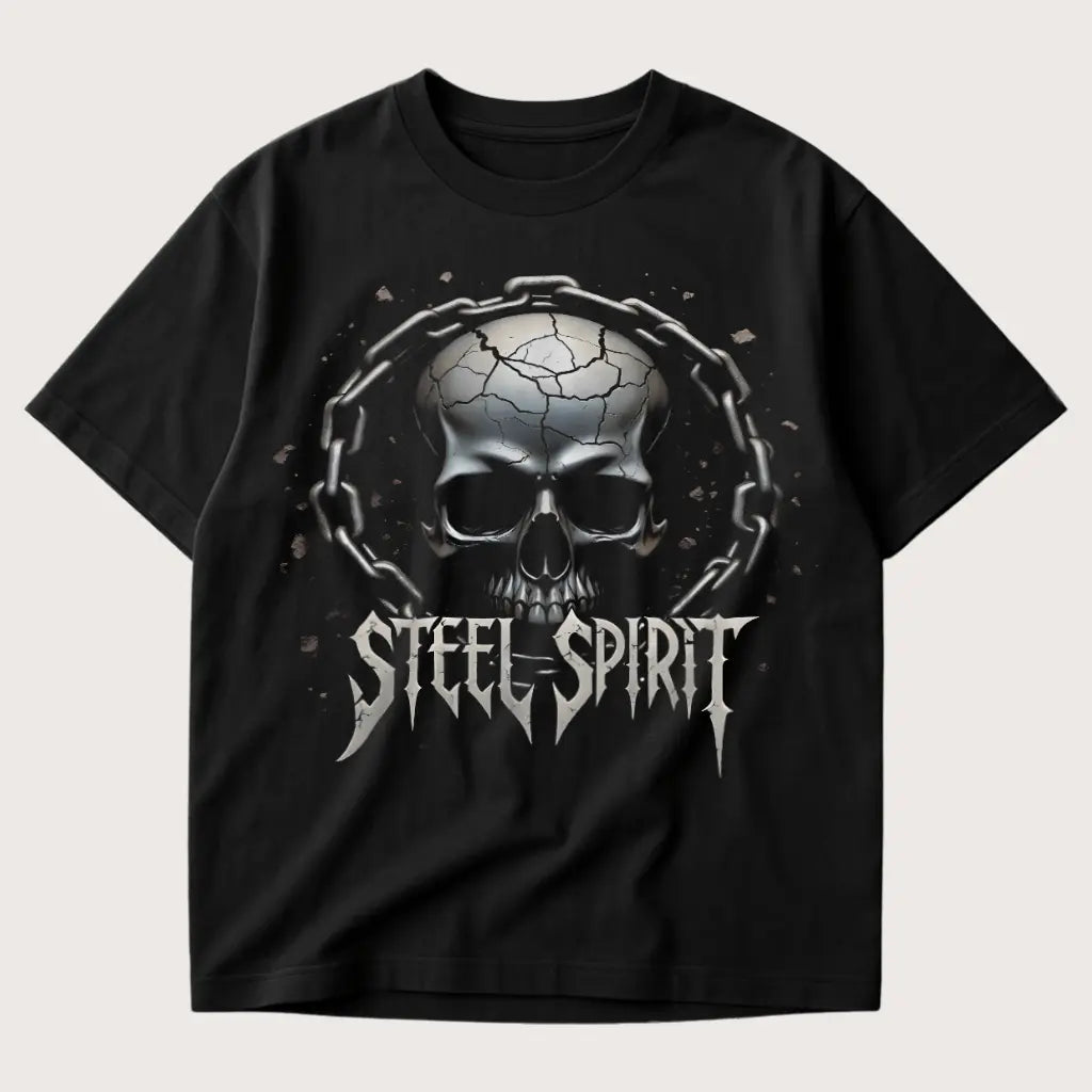 Steel Spirit Oversized T-Shirt Black – Steel Spirit