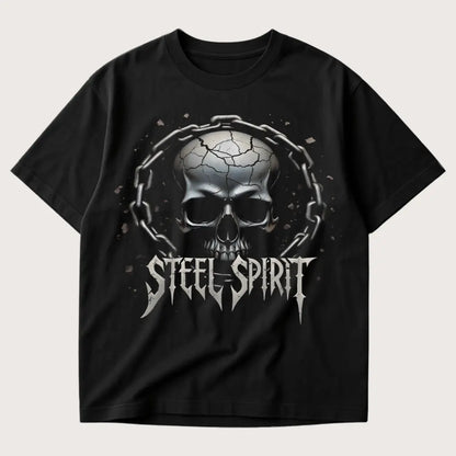 Steel Spirit Oversized T-Shirt Black – Steel Spirit