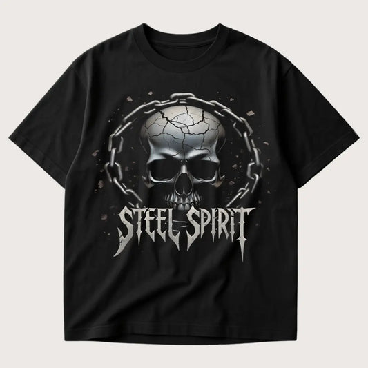 Steel Spirit Oversized T-Shirt Black – Steel Spirit