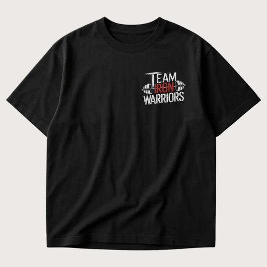  Team Iron Warriors Oversized T-Shirt Black – Steel Spirit