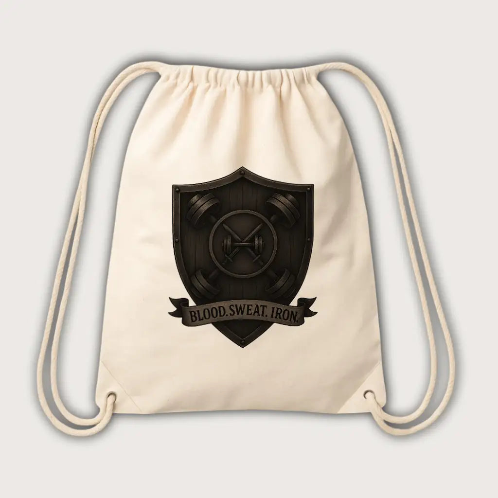 Blood Sweat Iron Gym Bag Natural – Steel Spirit