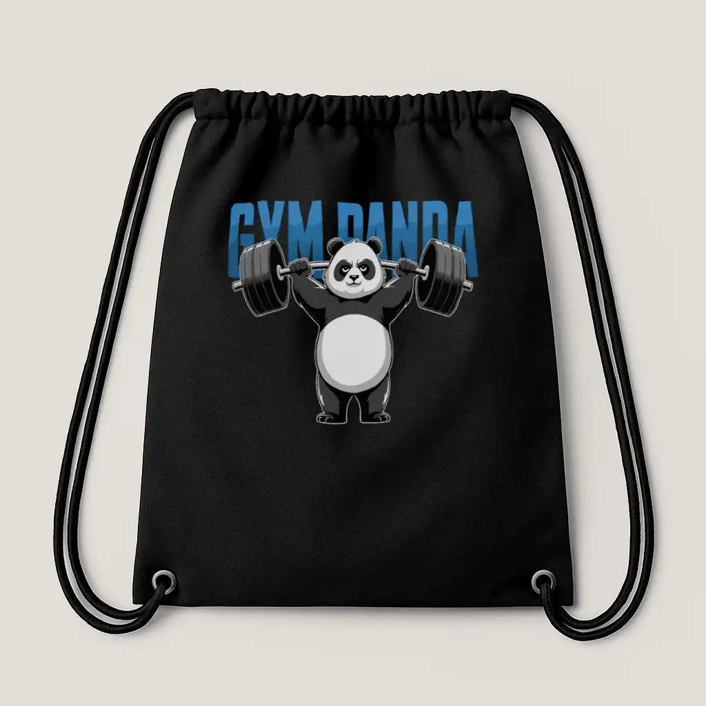 Gym Panda Gym Bag Black  – Steel Spirit