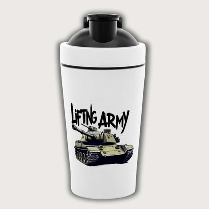 Lifting Army Stainless Steel Shaker – Steel Spirit