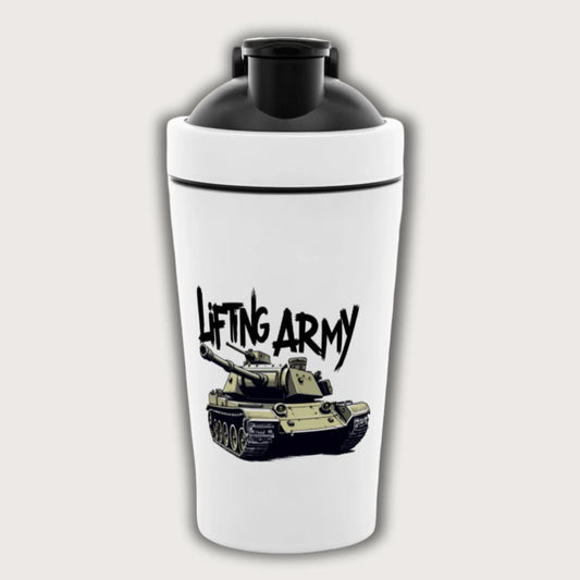 Lifting Army Stainless Steel Shaker – Steel Spirit