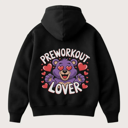 Preworkout Lover (Backprint) Oversized Hoodie Black – Steel Spirit
