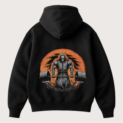 Reaper Gains (Backprint) Oversized Hoodie Black – Steel Spirit