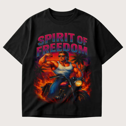Spirit Of Freedom Oversized T-Shirt - Steel Spirit 