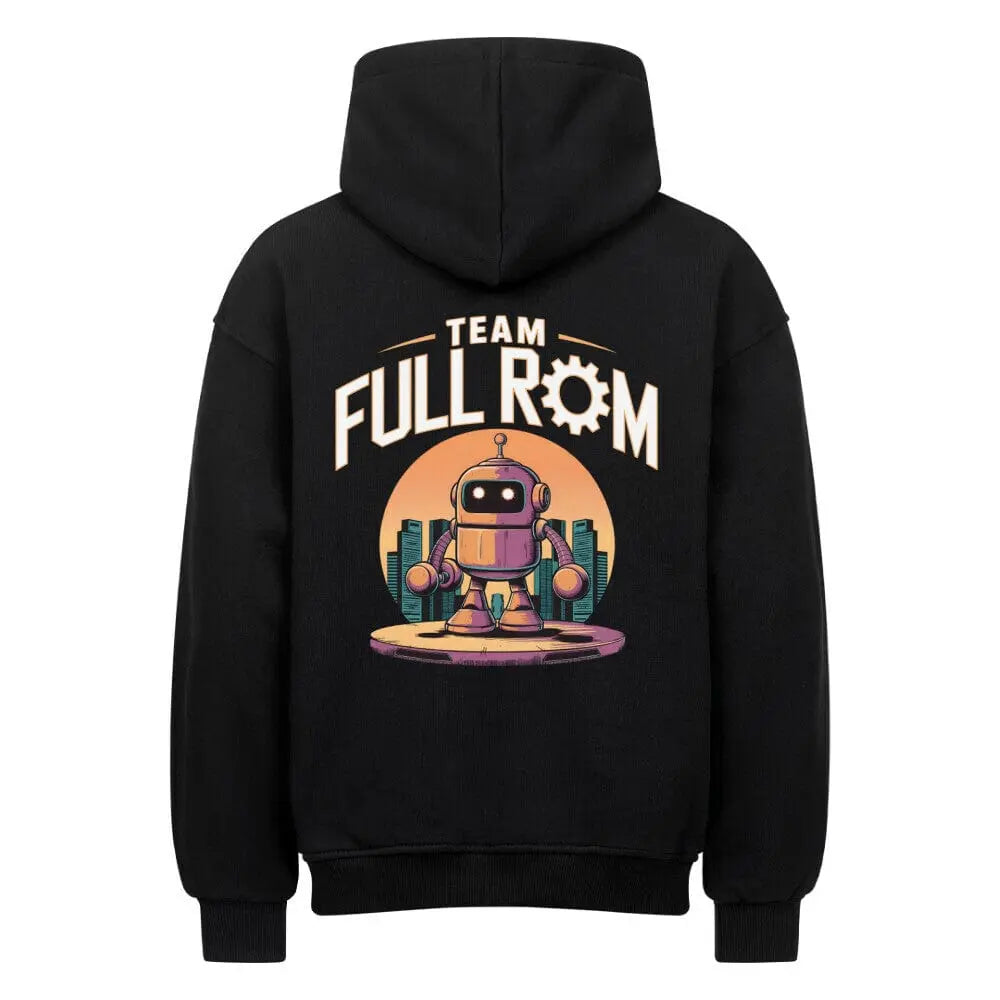 Team Full ROM (Backprint) Oversized Hoodie Black - Steel Spirit