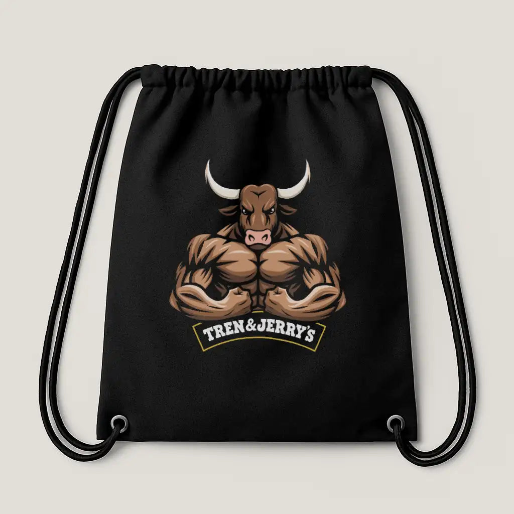 Tren&Jerry’s Gym Bag Black – Steel Spirit