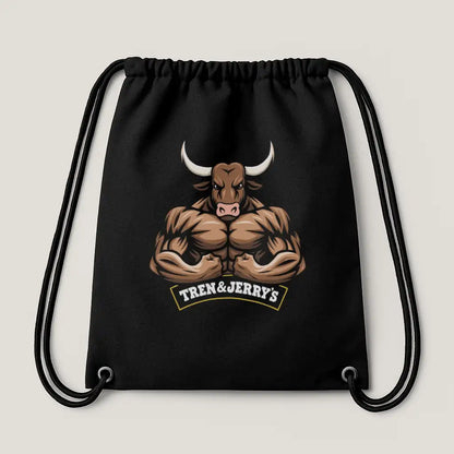 Tren&Jerry’s Gym Bag Black – Steel Spirit