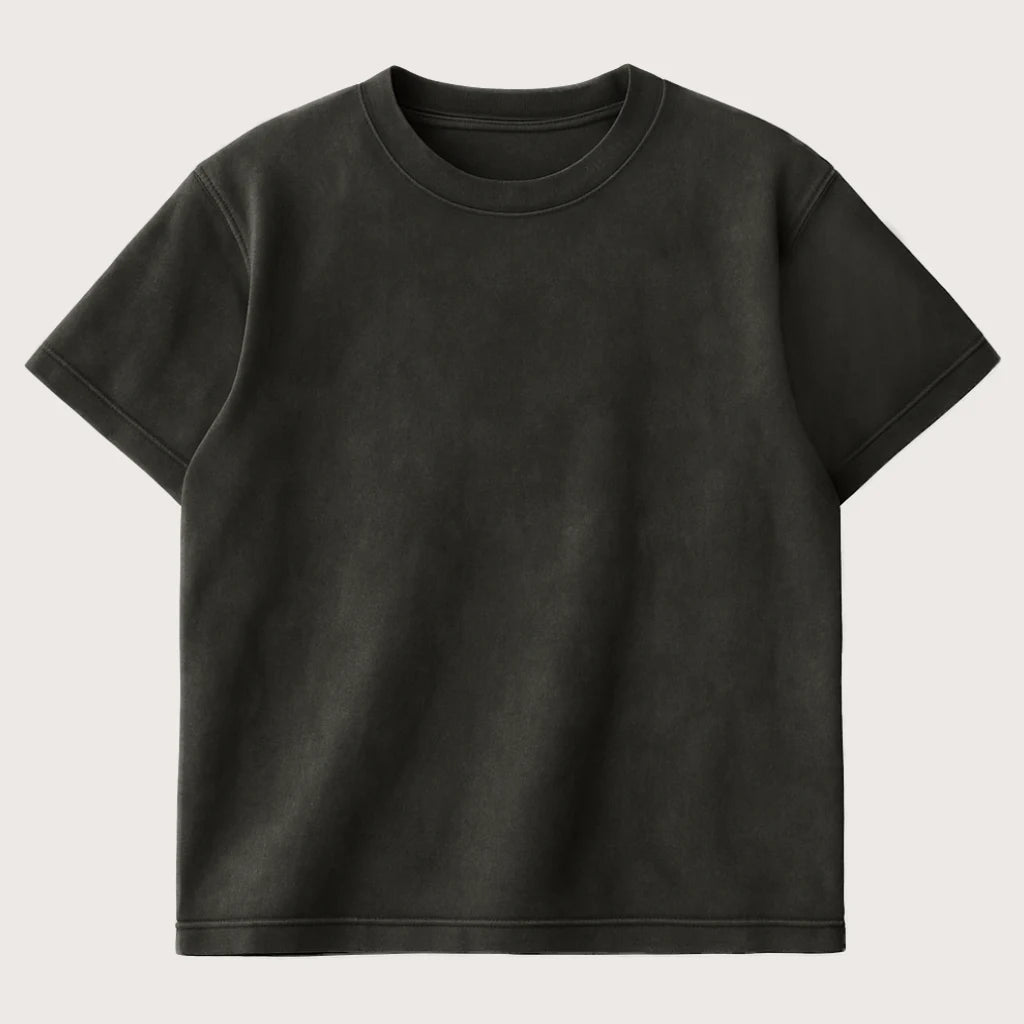 Washed Black Oversized T-Shirt – Steel Spirit