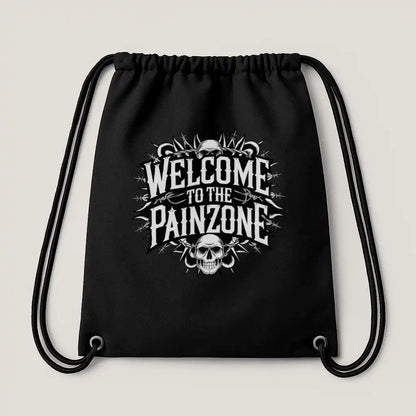 Welcome To The Painzone Gym Bag Black – Steel Spirit